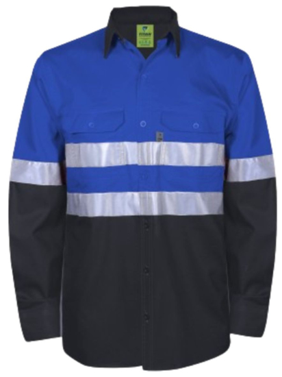Picture of TIT 2 TONE REF SHIRT GREEN/FATIGUE *M