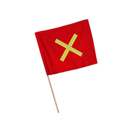 Picture of FLAG RED REF + STICK COMPLETE